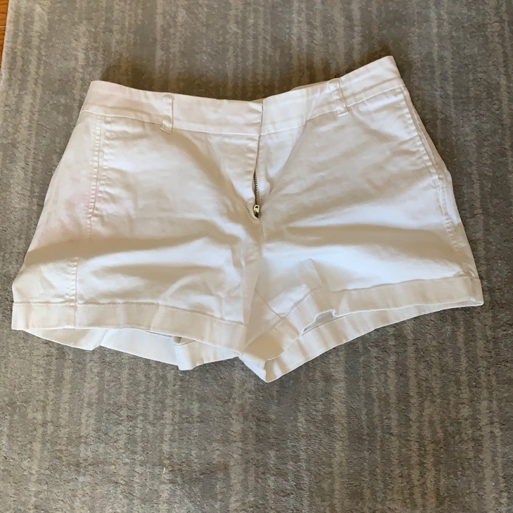 White J. Crew shorts